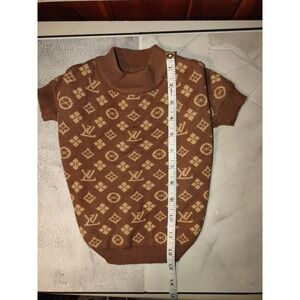 Upscale Printed Super Soft Pet Boutique Sweater for Small Dogs